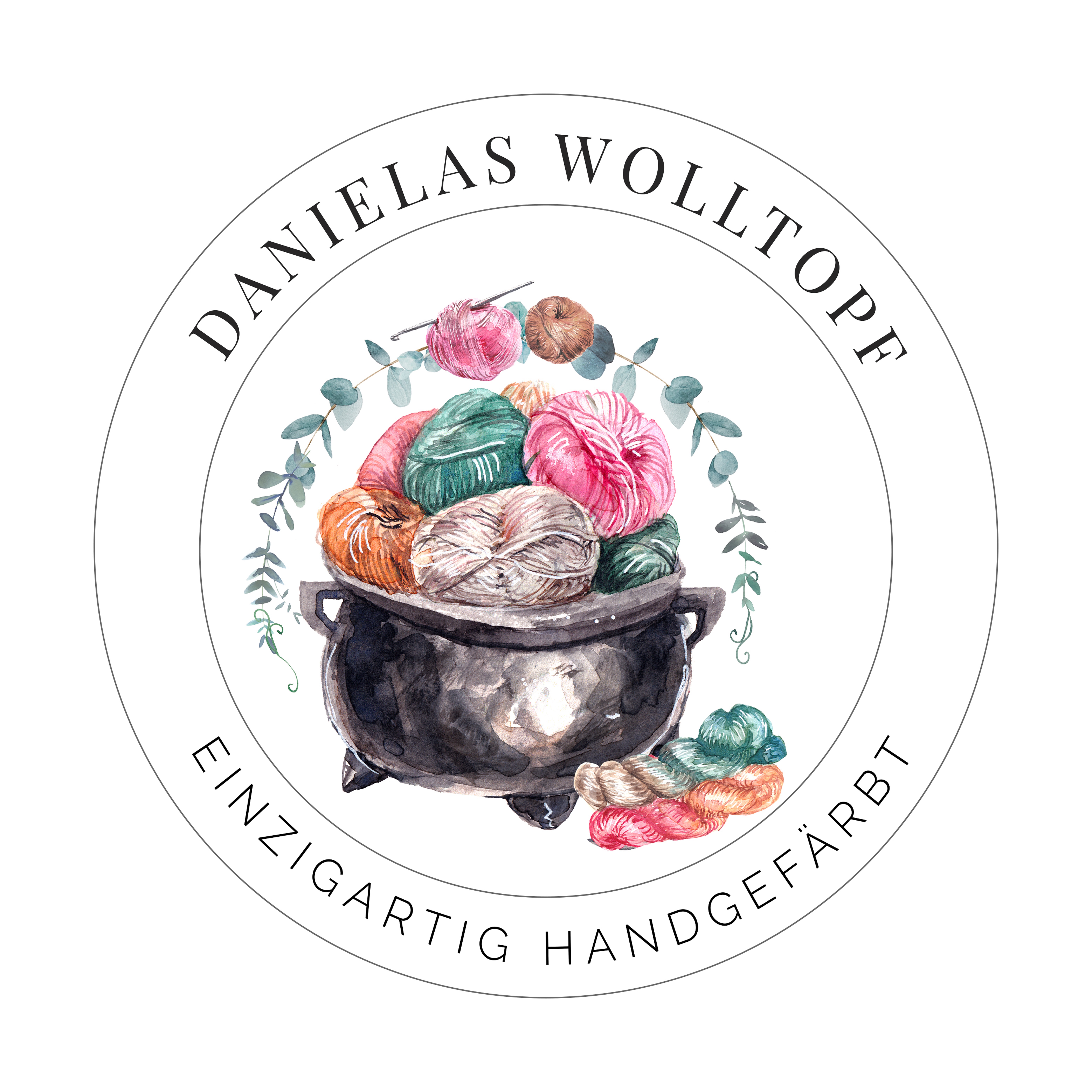 Danielas Wolltopf-Logo