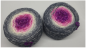Preview: Sockenverlauf - Violett-Pink-Stahlgrau