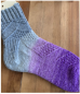 Preview: Sockenverlauf - Violett-Stahlgrau