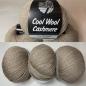 Preview: 50 g Cool Wool Cashmere - Farbe 006 - Taupe