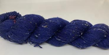 Einzelstränge - 100 g Tweed - Nachtblau