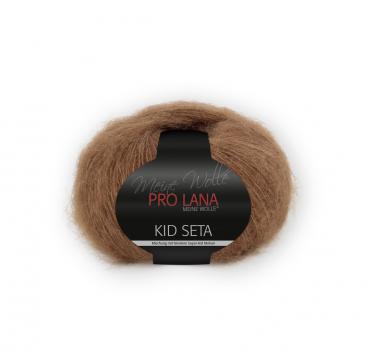 25 g Kid Seta Mohair - Pro Lana - Farbe 09 - warmes Braun