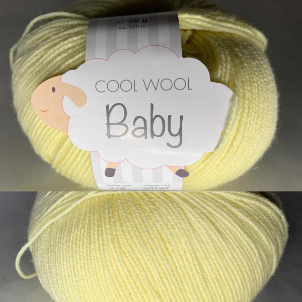 50 g Cool Wool Baby - Farbe 218 - Vanille